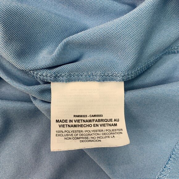 Nike Golf Polo Shirt Mens XL Extra Large Evening Blue Standard Fit Performance - Picture 7 of 11
